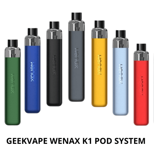 Geekvape Wenax K1 Pod Kit 600mAh – MTL Vape Device (2ml, Type-C)