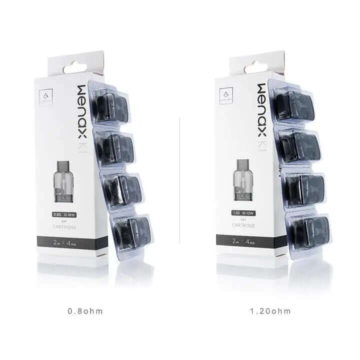 Geekvape Wenax K1 Replacement Pods 1.2Ω (4pcs) – 2ml MTL Pods Dubai