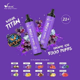 VABAR TITAN 5000 Puffs Disposable Vape – Best Price in Dubai UAE
