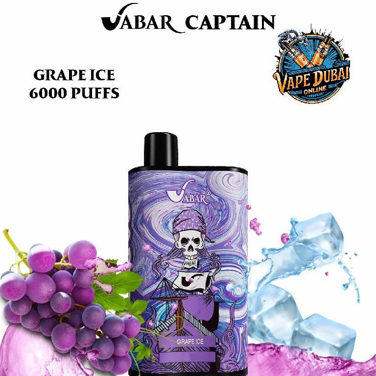 VABAR Captain 6000 Puffs Disposable Vape Best Price Dubai & UAE