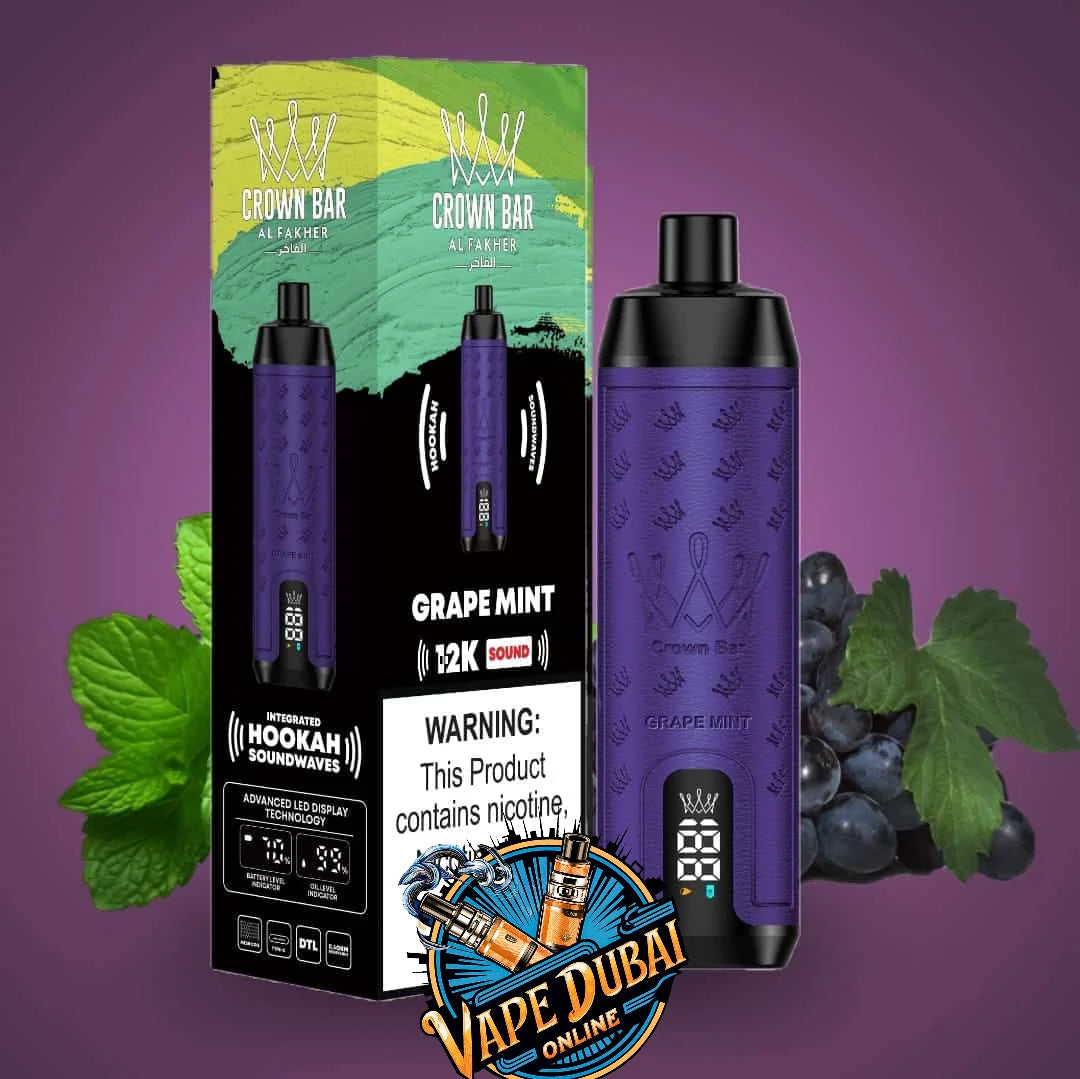 Al Fakher Crown Bar 12000 Puffs Disposable Vape – Dubai UAE