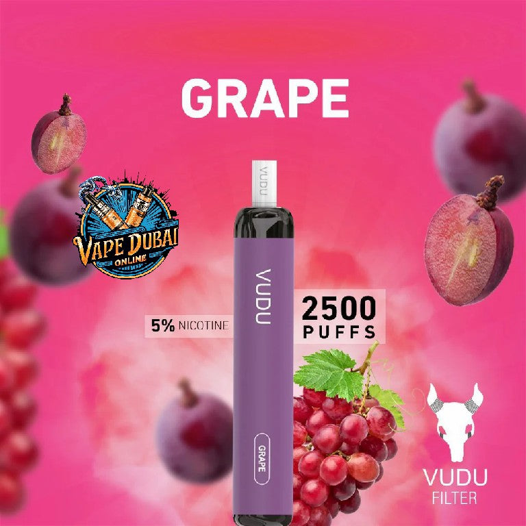 VUDU Filter 2500 Puffs 5% Disposable Vape – Dubai, UAE