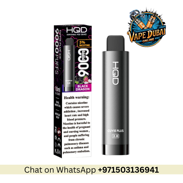HQD Cuvie Plus 2.0 Disposable Vape 9000 Puffs – Dubai UAE