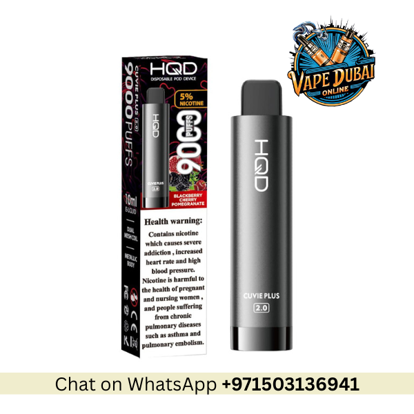 HQD Cuvie Plus 2.0 Disposable Vape 9000 Puffs – Dubai UAE