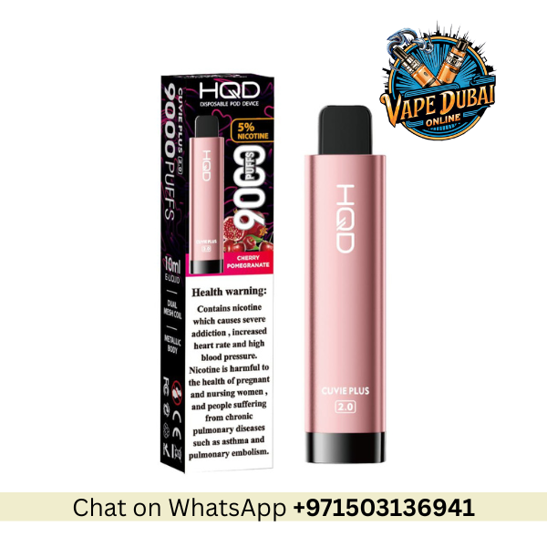 HQD Cuvie Plus 2.0 Disposable Vape 9000 Puffs – Dubai UAE