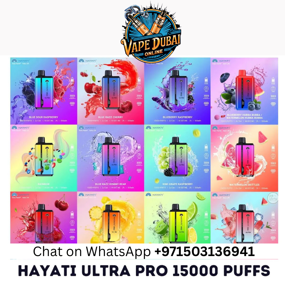Hayati Ultra Pro 15000 Puffs Disposable Vape – Dual Flavor in Dubai