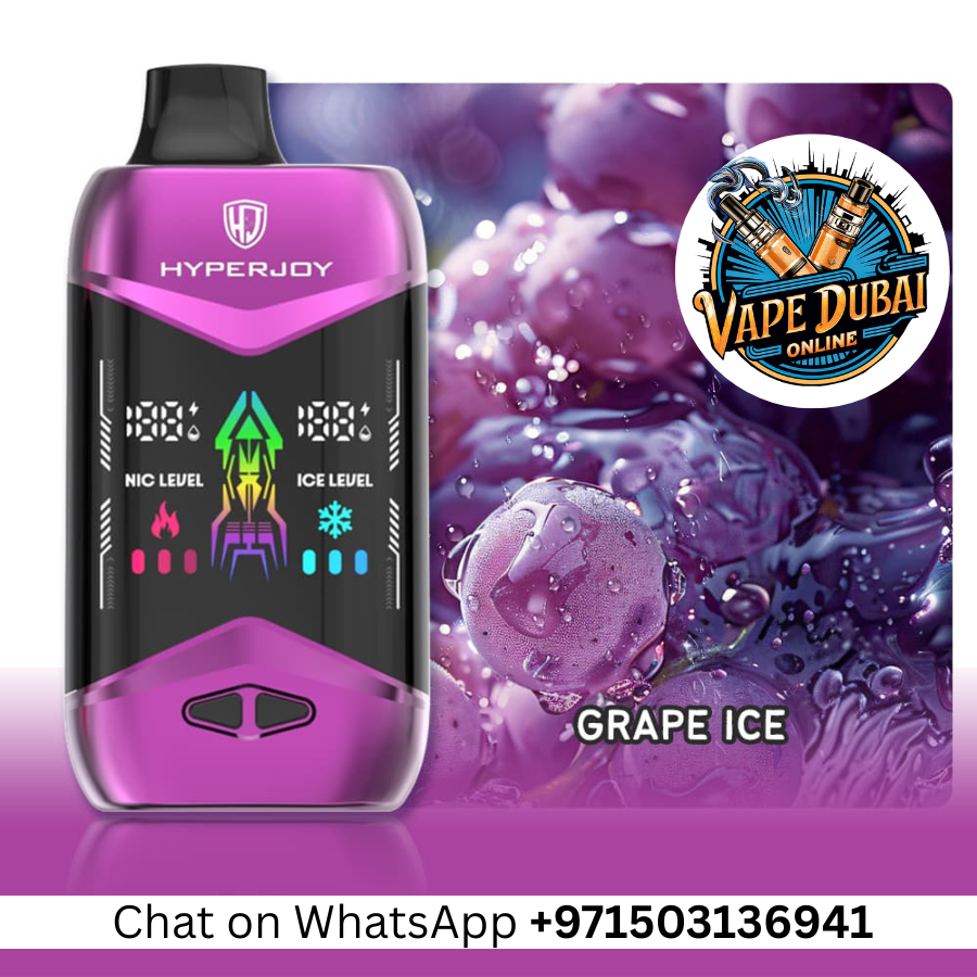 Hyperjoy 45000 Puffs Vape with Nicotine & Ice Control – Dubai UAE