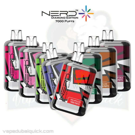 NERD Diamond Edition 7000 Puffs Vape – Premium Disposable in UAE
