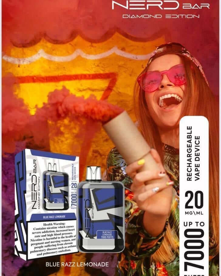 NERD Diamond Edition 7000 Puffs Vape – Premium Disposable in UAE