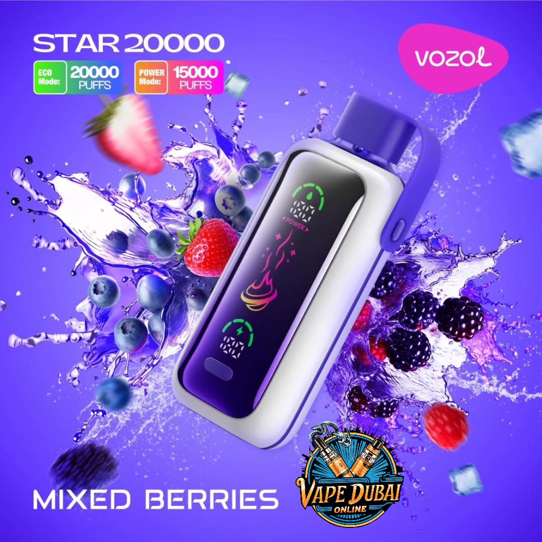 Vozol Star 20000 Puffs Disposable Vape with Color Screen Dubai UAE