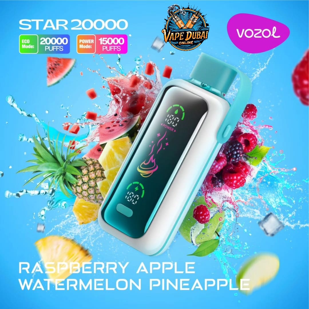 Vozol Star 20000 Puffs Disposable Vape with Color Screen Dubai UAE