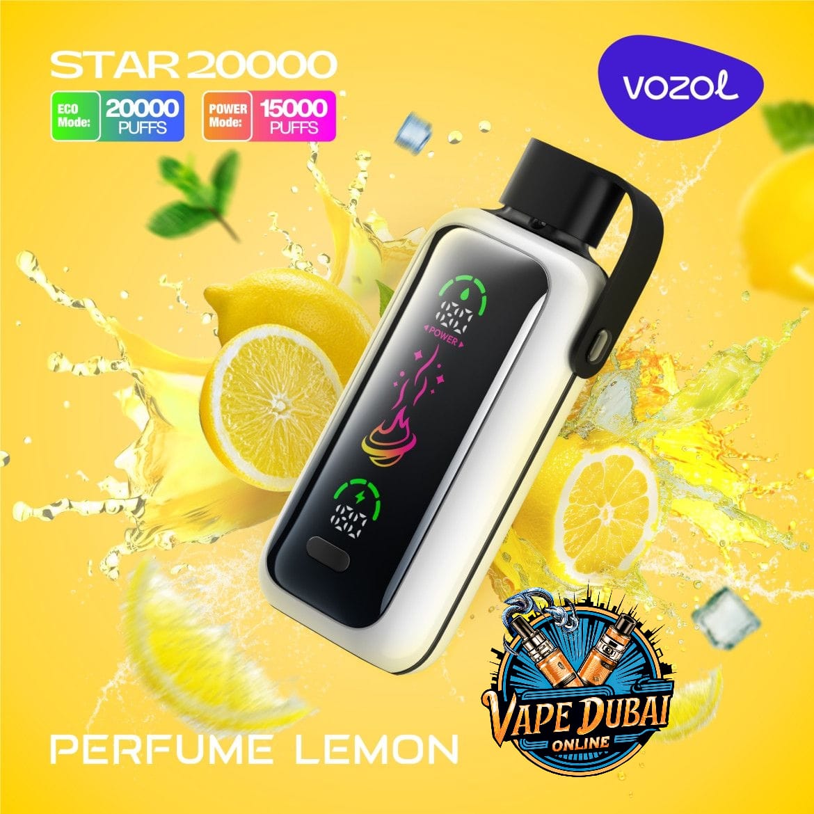 Vozol Star 20000 Puffs Disposable Vape with Color Screen Dubai UAE