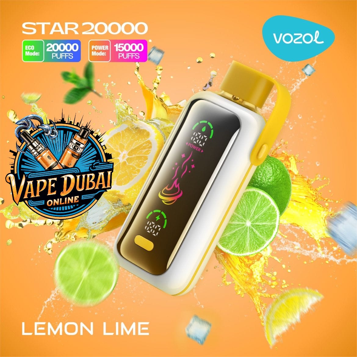 Vozol Star 20000 Puffs Disposable Vape with Color Screen Dubai UAE