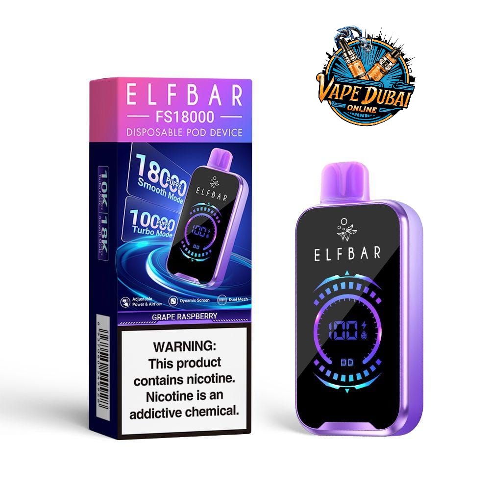 Elf Bar FS18000 Disposable Vape 5% Nicotine – 18000 Puffs Dubai UAE