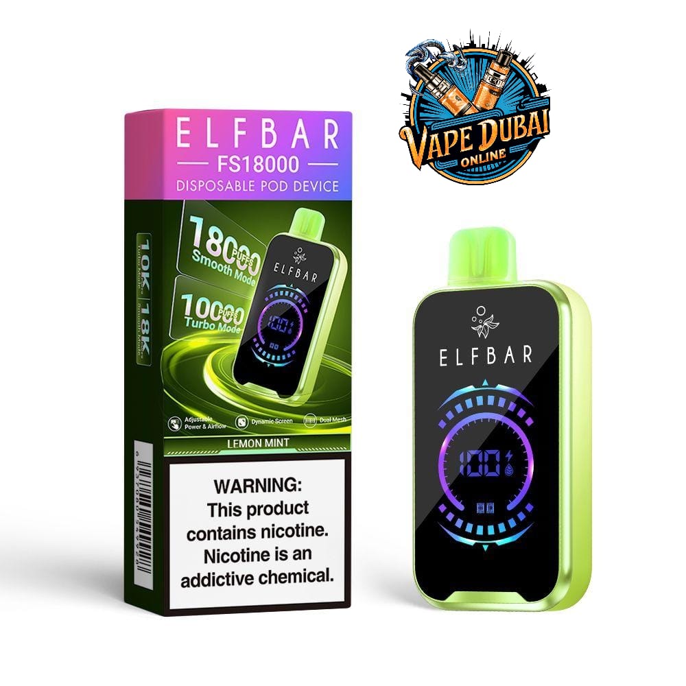 Elf Bar FS18000 Disposable Vape 5% Nicotine – 18000 Puffs Dubai UAE