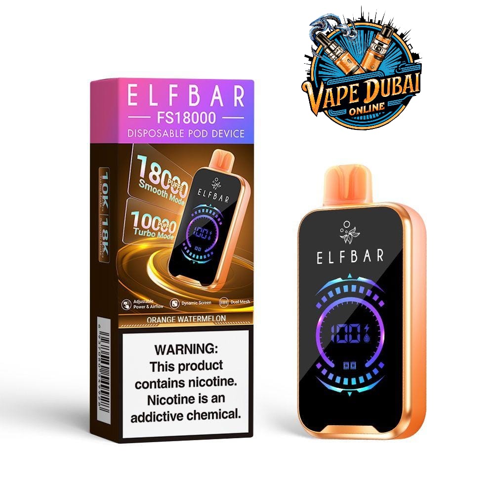Elf Bar FS18000 Disposable Vape 5% Nicotine – 18000 Puffs Dubai UAE