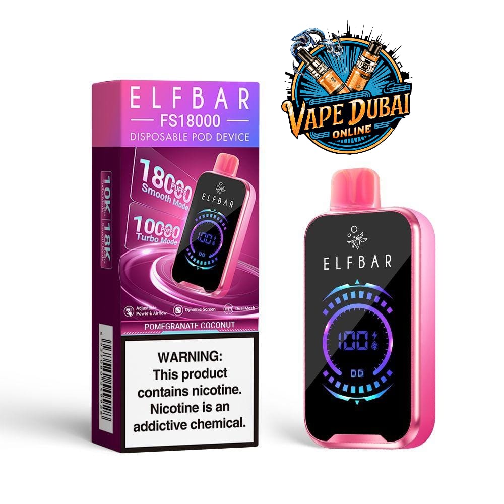 Elf Bar FS18000 Disposable Vape 5% Nicotine – 18000 Puffs Dubai UAE
