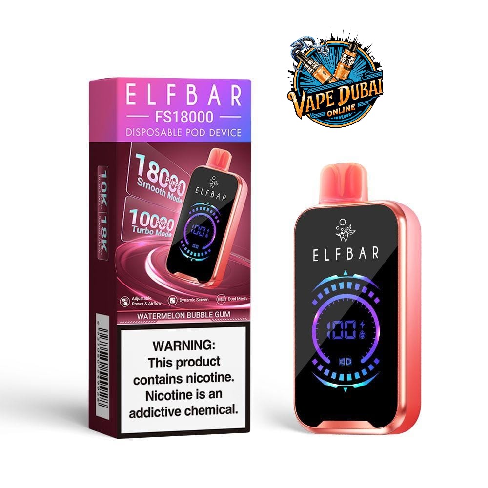 Elf Bar FS18000 Disposable Vape 5% Nicotine – 18000 Puffs Dubai UAE