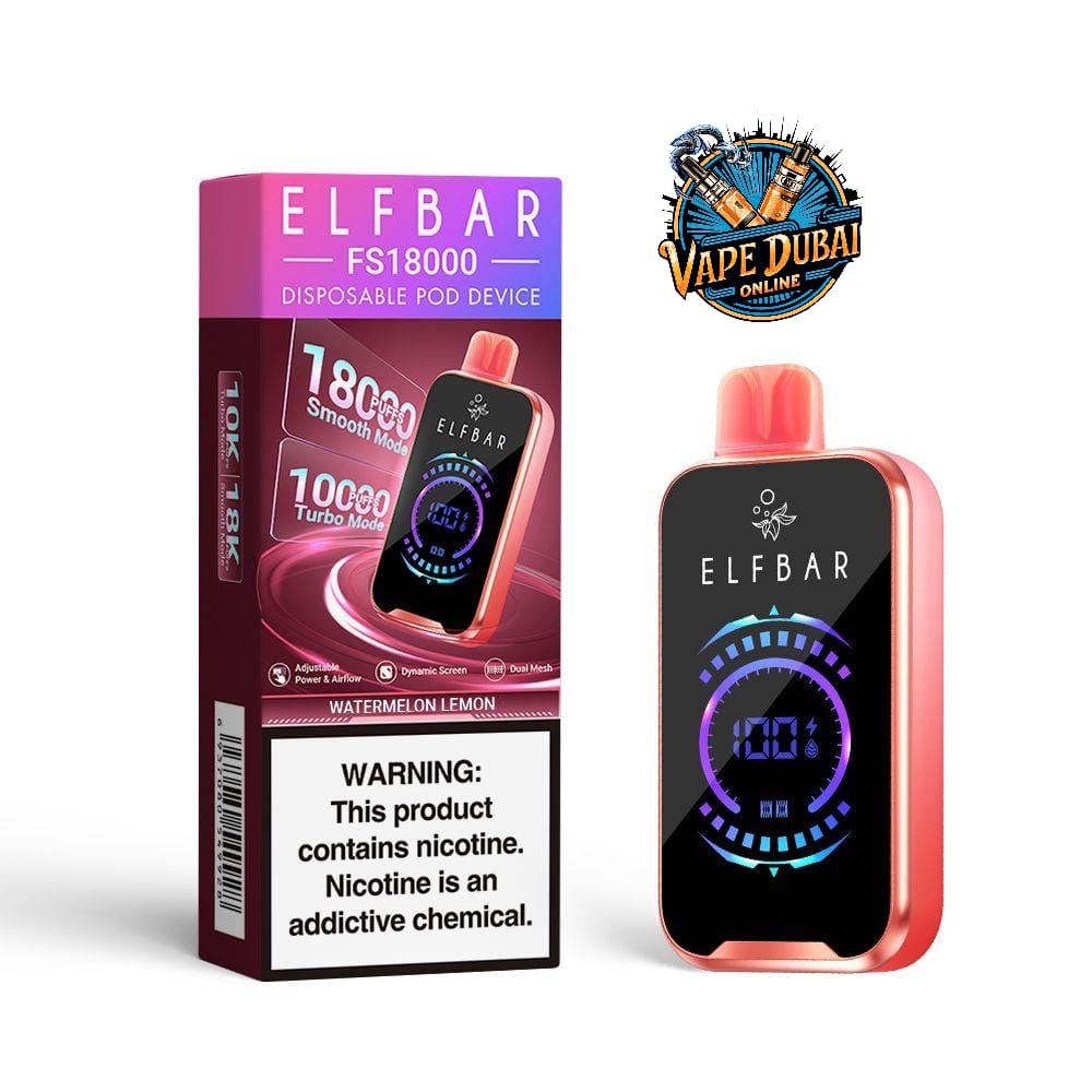 Elf Bar FS18000 Disposable Vape 5% Nicotine – 18000 Puffs Dubai UAE