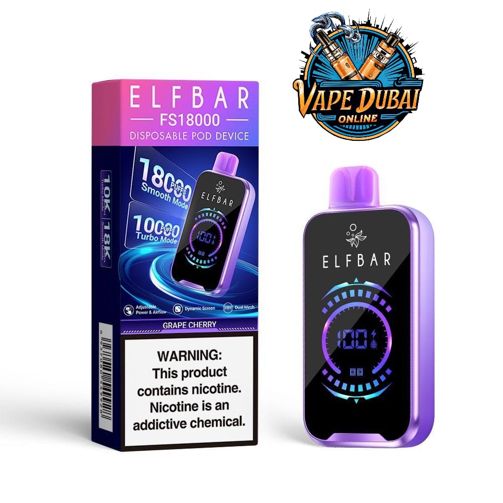 Elf Bar FS18000 Disposable Vape 5% Nicotine – 18000 Puffs Dubai UAE