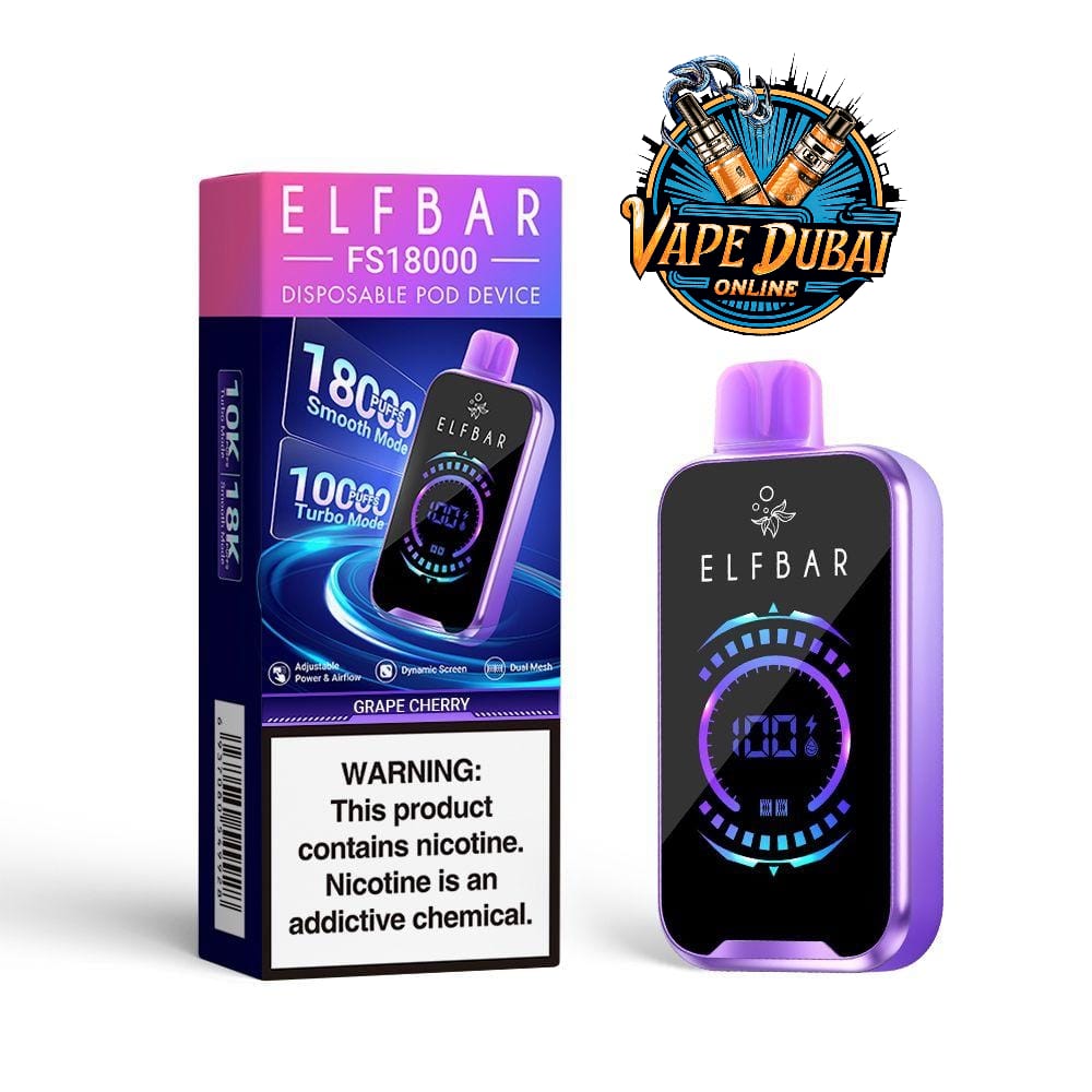 Elf Bar FS18000 Disposable Vape 5% Nicotine – 18000 Puffs Dubai UAE