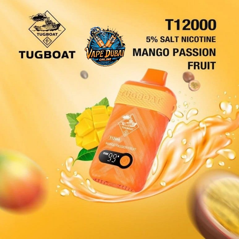 Tugboat T12000 Disposable Vape | 12000 Puffs | 5% Nicotine Dubai