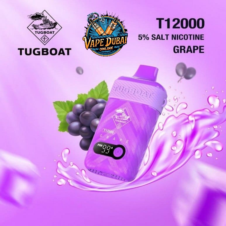 Tugboat T12000 Disposable Vape | 12000 Puffs | 5% Nicotine Dubai