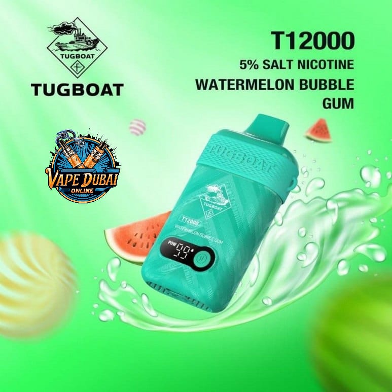 Tugboat T12000 Disposable Vape | 12000 Puffs | 5% Nicotine Dubai