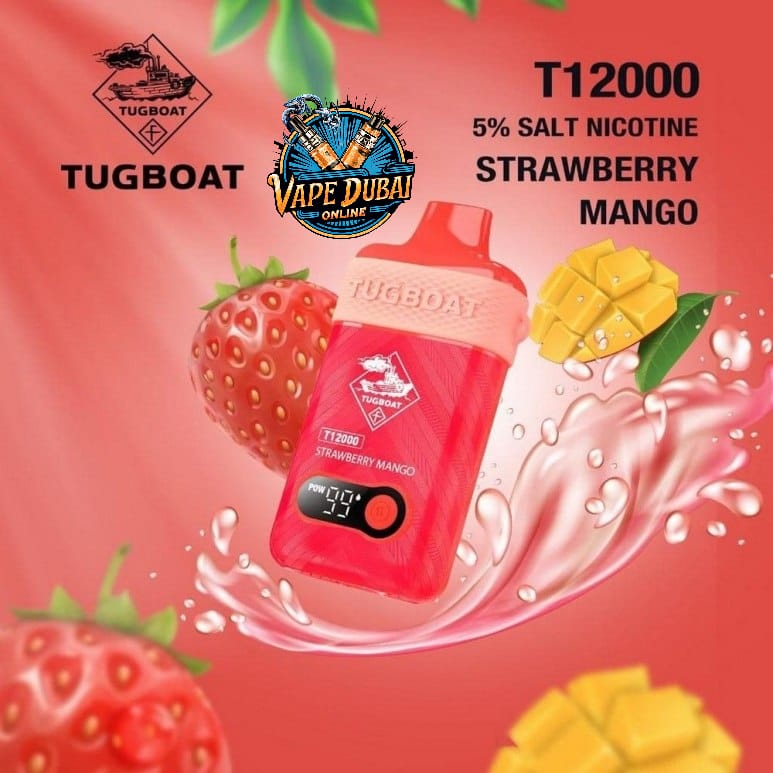 Tugboat T12000 Disposable Vape | 12000 Puffs | 5% Nicotine Dubai