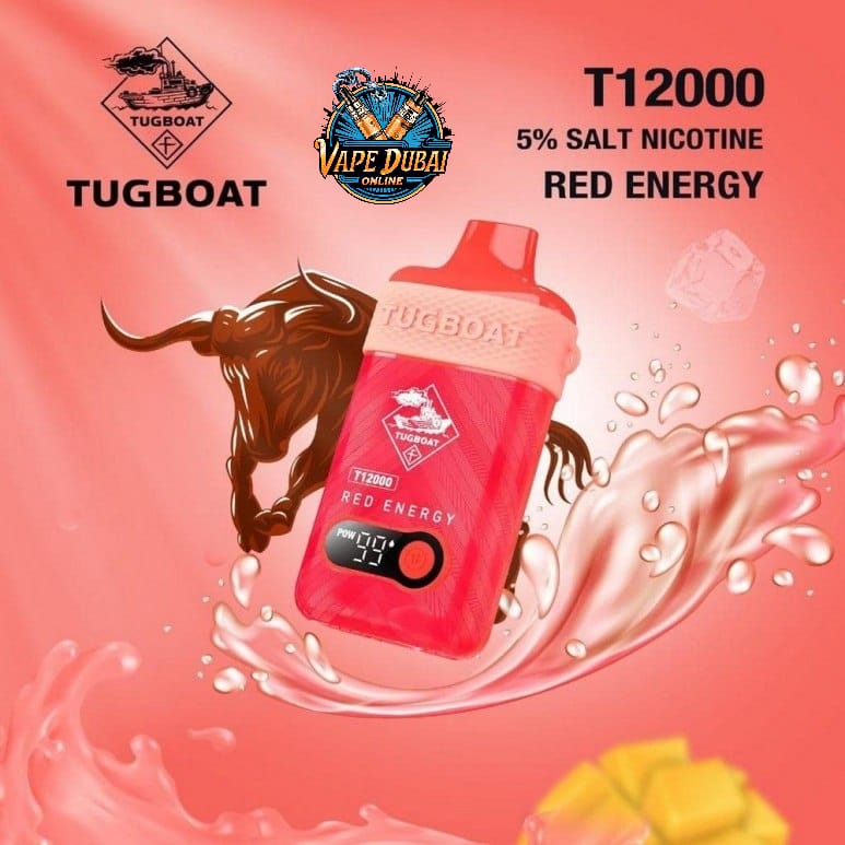 Tugboat T12000 Disposable Vape | 12000 Puffs | 5% Nicotine Dubai