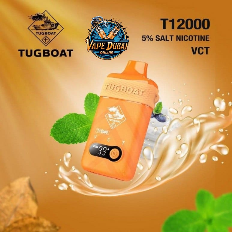 Tugboat T12000 Disposable Vape | 12000 Puffs | 5% Nicotine Dubai