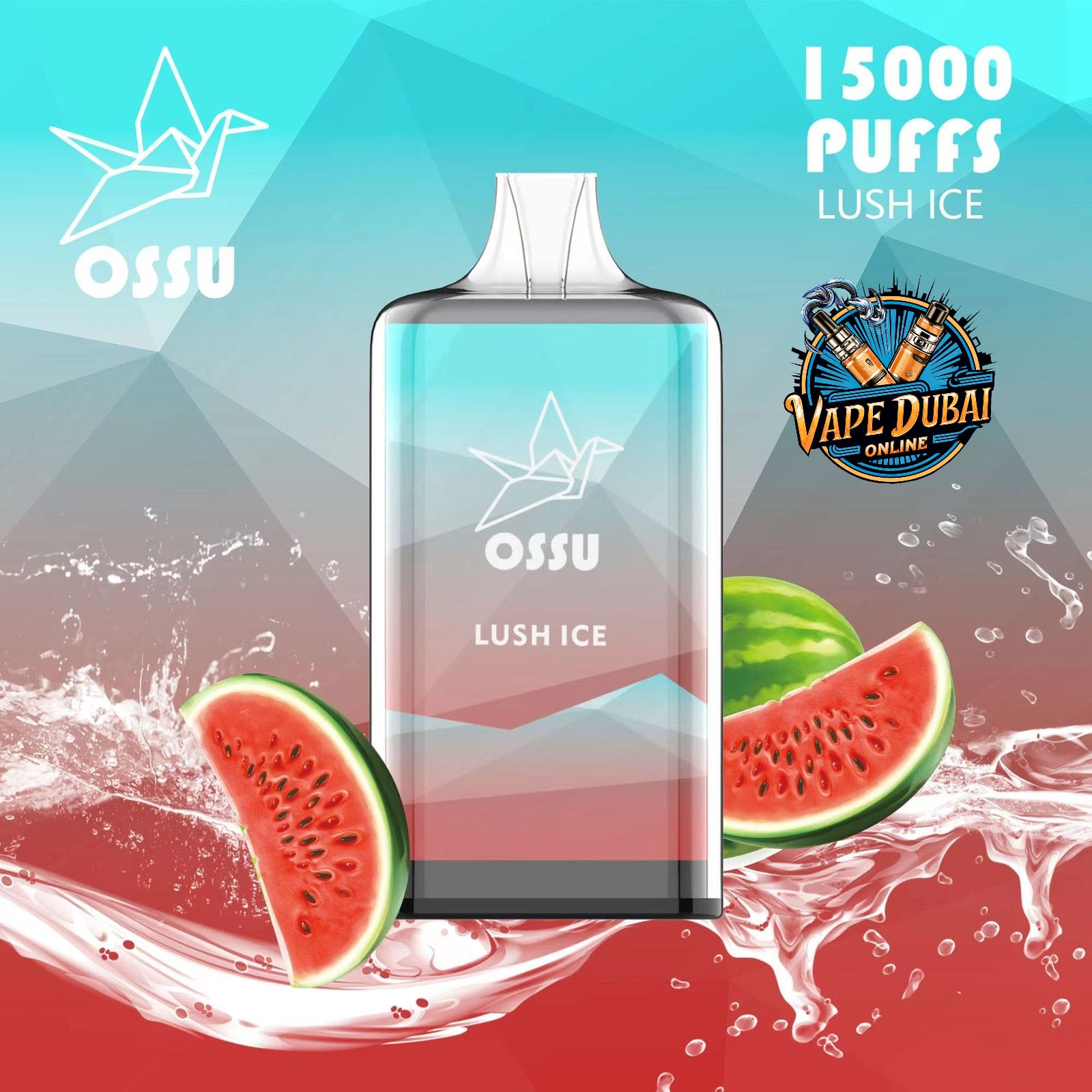 OSSU 15000 Puffs Rechargeable Disposable Vape | 5% Nicotine | Dubai