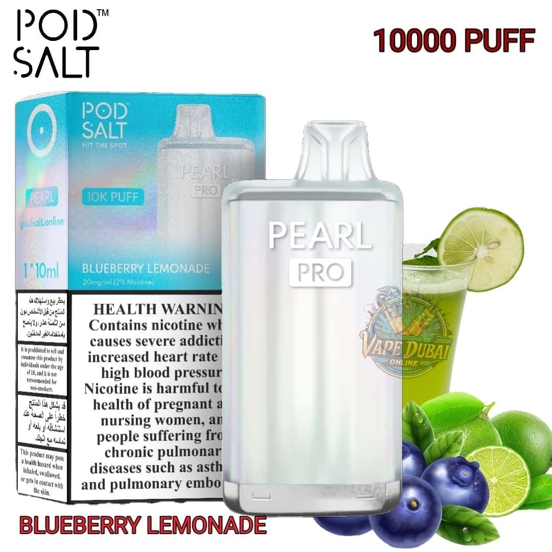 Pod Salt Pearl Pro 10000 Puffs Disposable Vape 20mg Dubai UAE