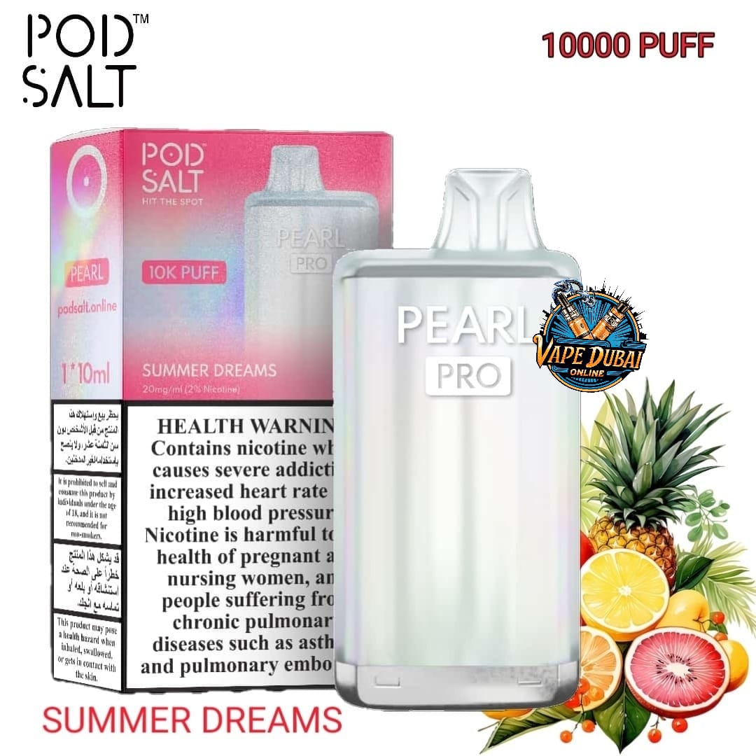 Pod Salt Pearl Pro 10000 Puffs Disposable Vape 20mg Dubai UAE