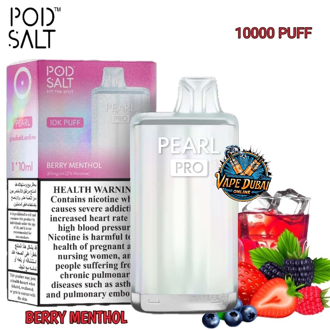 Pod Salt Pearl Pro 10000 Puffs Disposable Vape 20mg Dubai UAE