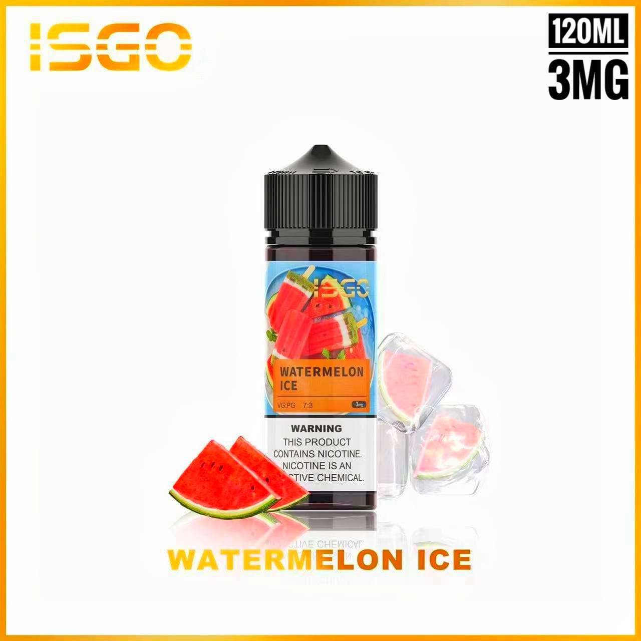 ISGO E-Liquid 120ml 3mg Vape Juice – 15 Flavors | Dubai UAE