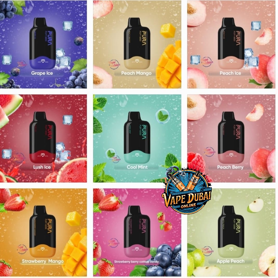 Pura 6000 Puffs Disposable Vape 2% Nicotine – Dubai UAE