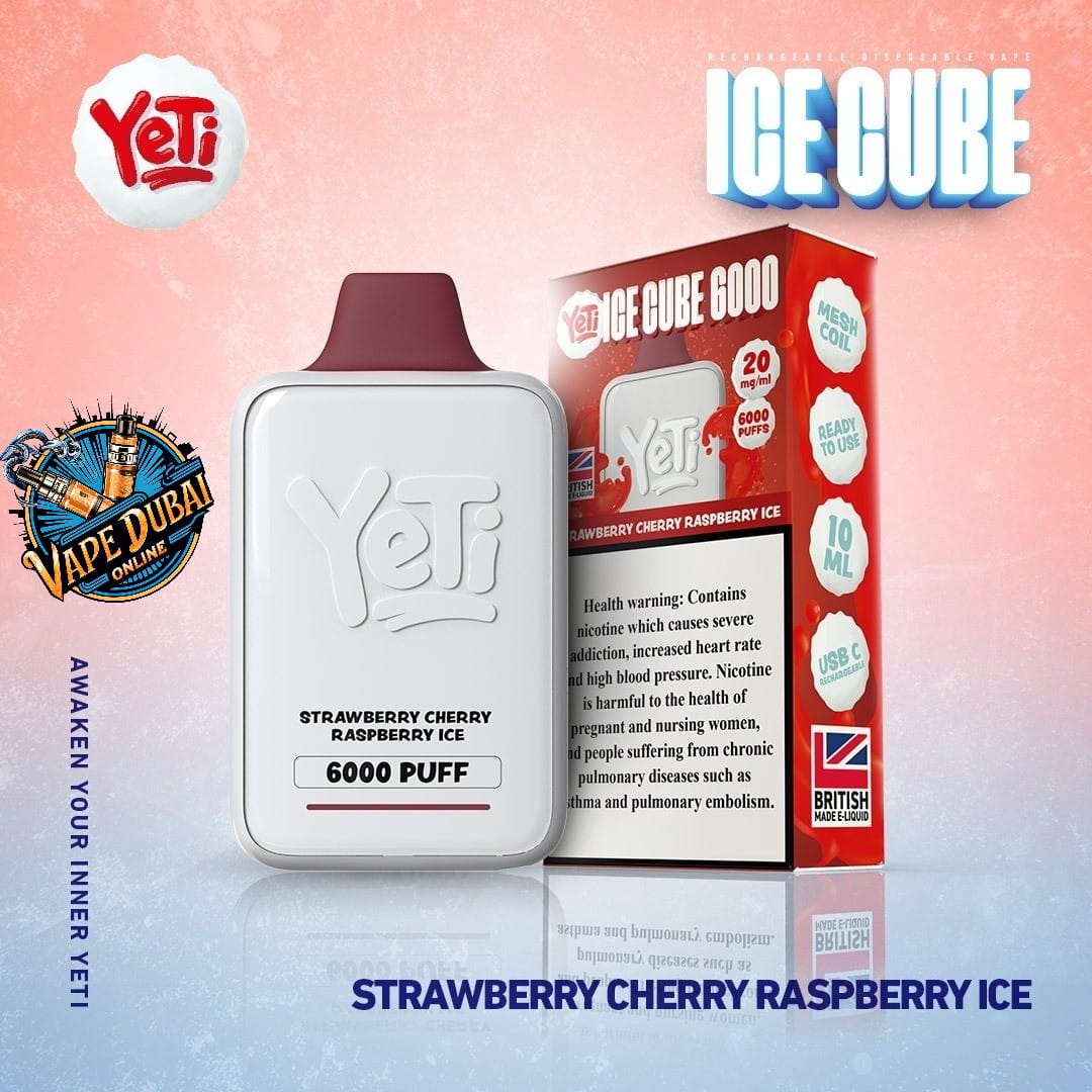 YETI Ice Cube 6000 Puffs Disposable Vape 20mg - Dubai UAE