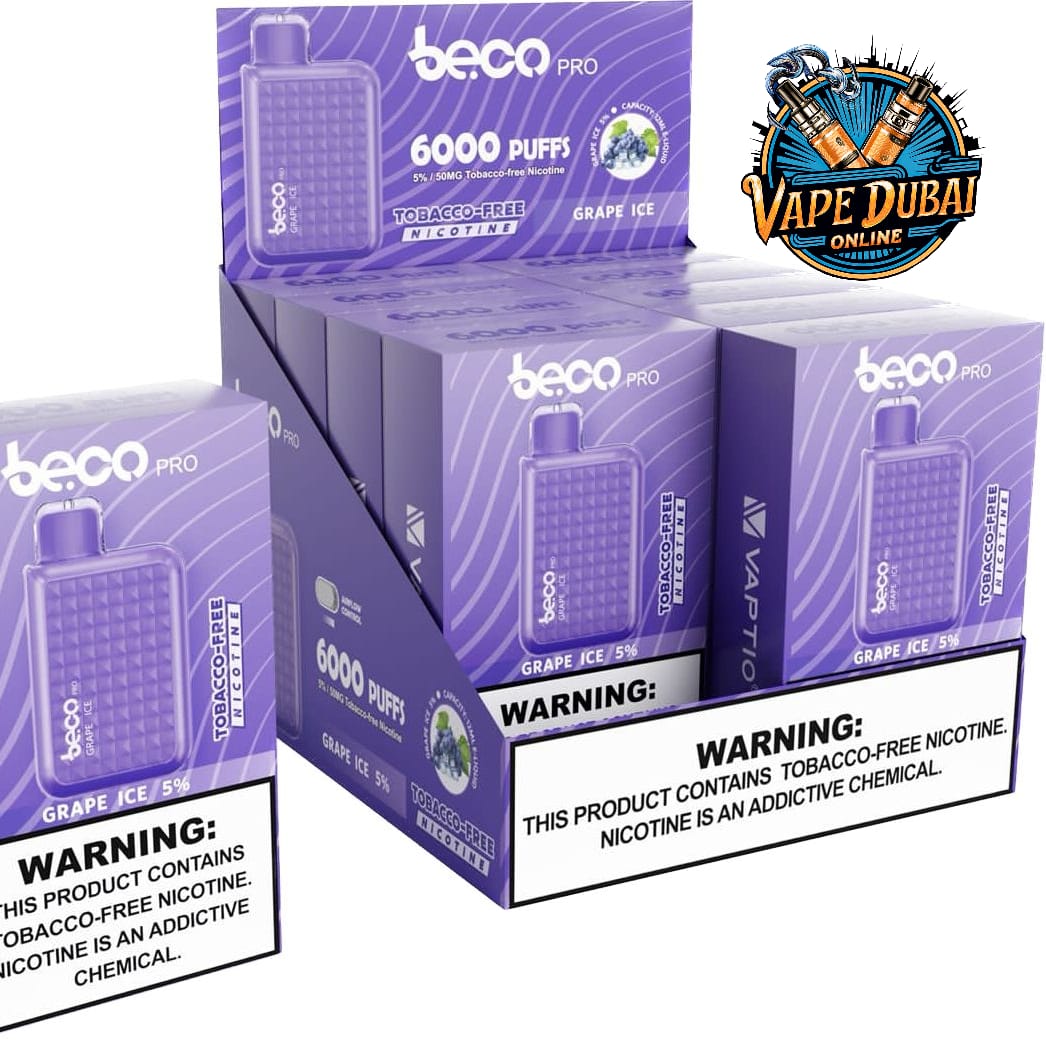 BECO Pro 6000 Puffs Rechargeable Disposable Vape – Dubai UAE