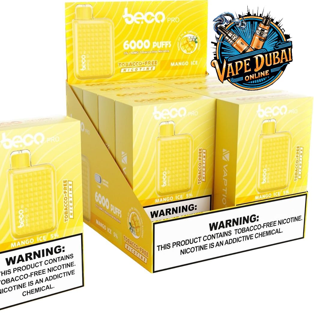 BECO Pro 6000 Puffs Rechargeable Disposable Vape – Dubai UAE