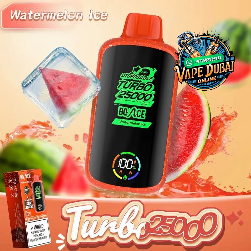 Bounce Turbo 25000 Puffs Disposable Vape – 5% Nicotine Dubai UAE