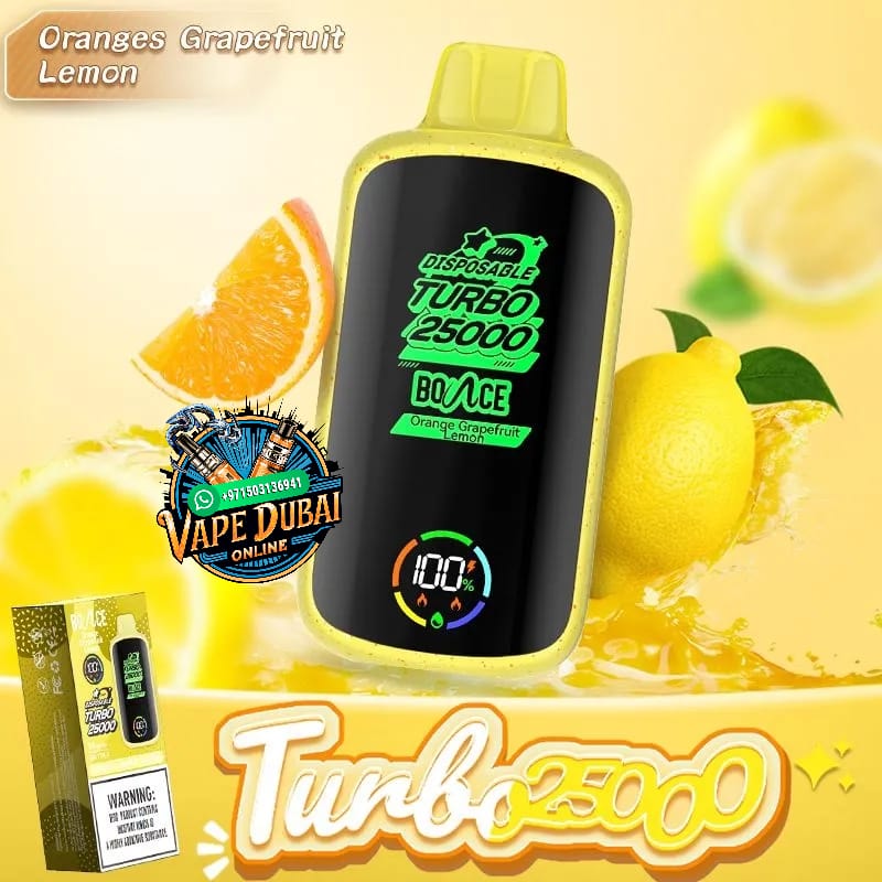 Bounce Turbo 25000 Puffs Disposable Vape – 5% Nicotine Dubai UAE