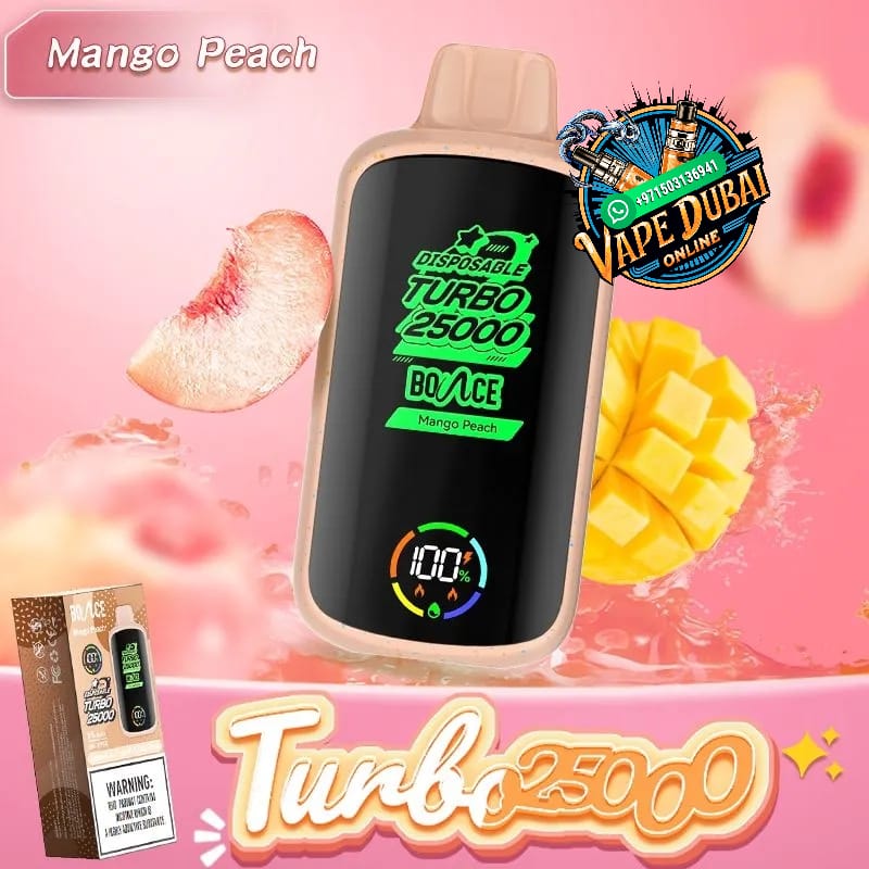 Bounce Turbo 25000 Puffs Disposable Vape – 5% Nicotine Dubai UAE