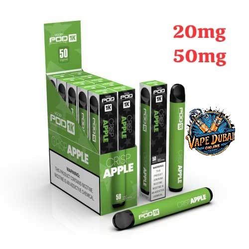 Vgod Pod 1000 Puffs Disposable Vape 20mg/50mg – Dubai UAE