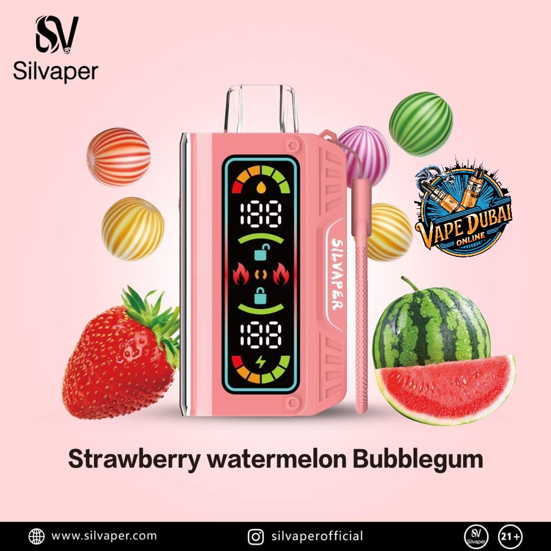 Silvaper 20000 Puffs Disposable Vape – DTL Pod with Type-C | Dubai