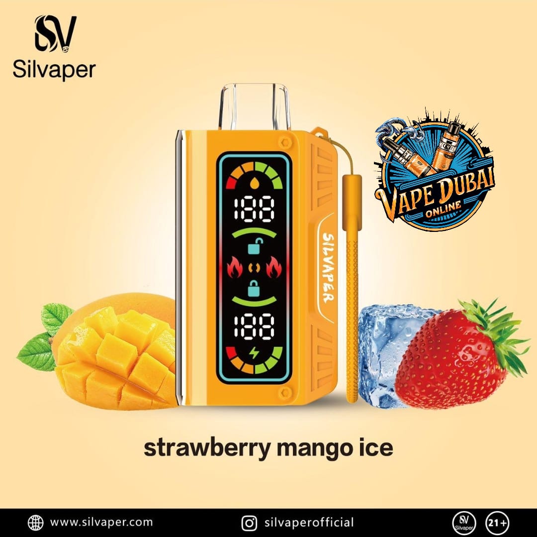 Silvaper 20000 Puffs Disposable Vape – DTL Pod with Type-C | Dubai