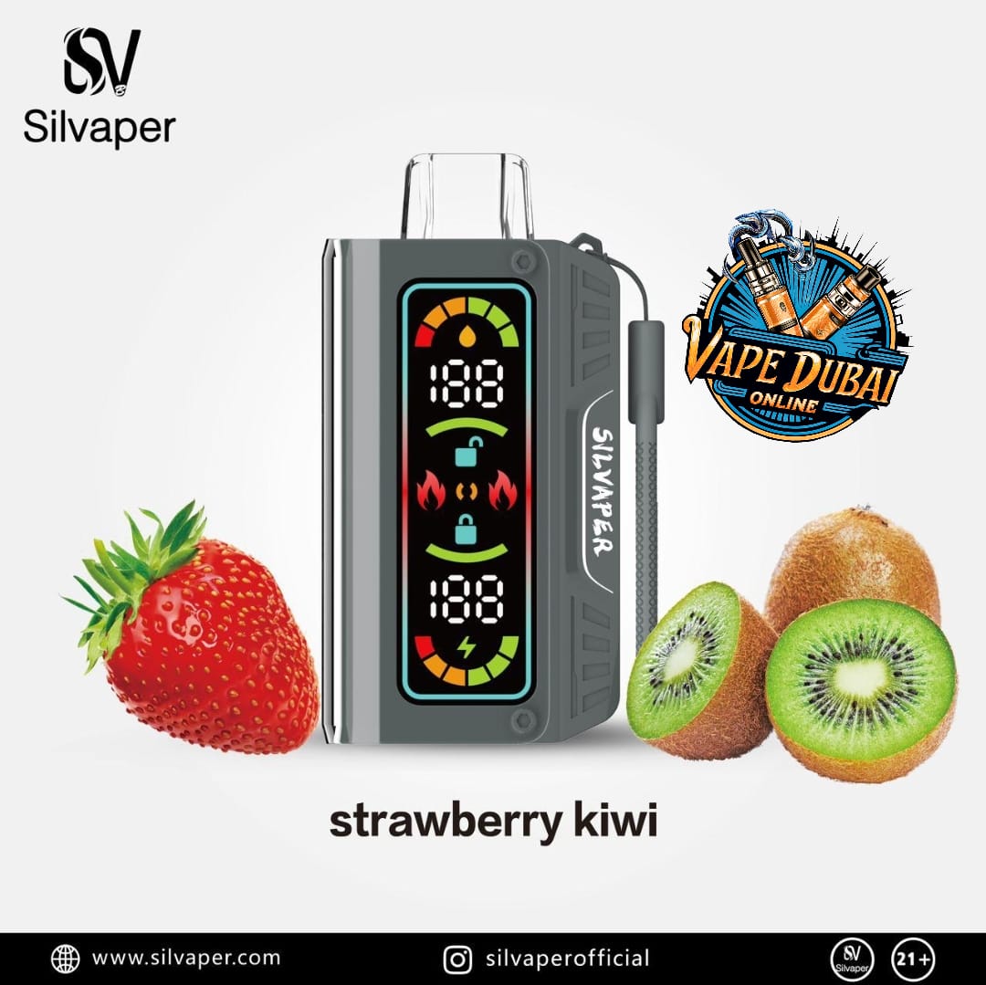 Silvaper 20000 Puffs Disposable Vape – DTL Pod with Type-C | Dubai