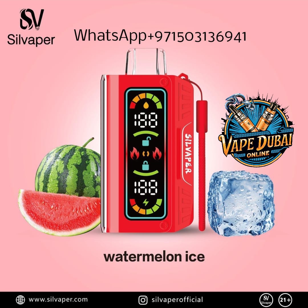Silvaper 20000 Puffs Disposable Vape – DTL Pod with Type-C | Dubai