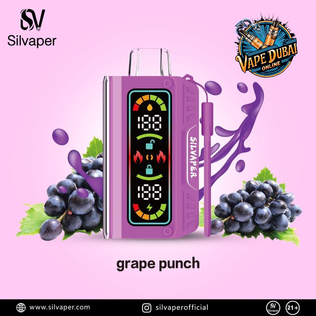 Silvaper 20000 Puffs Disposable Vape – DTL Pod with Type-C | Dubai