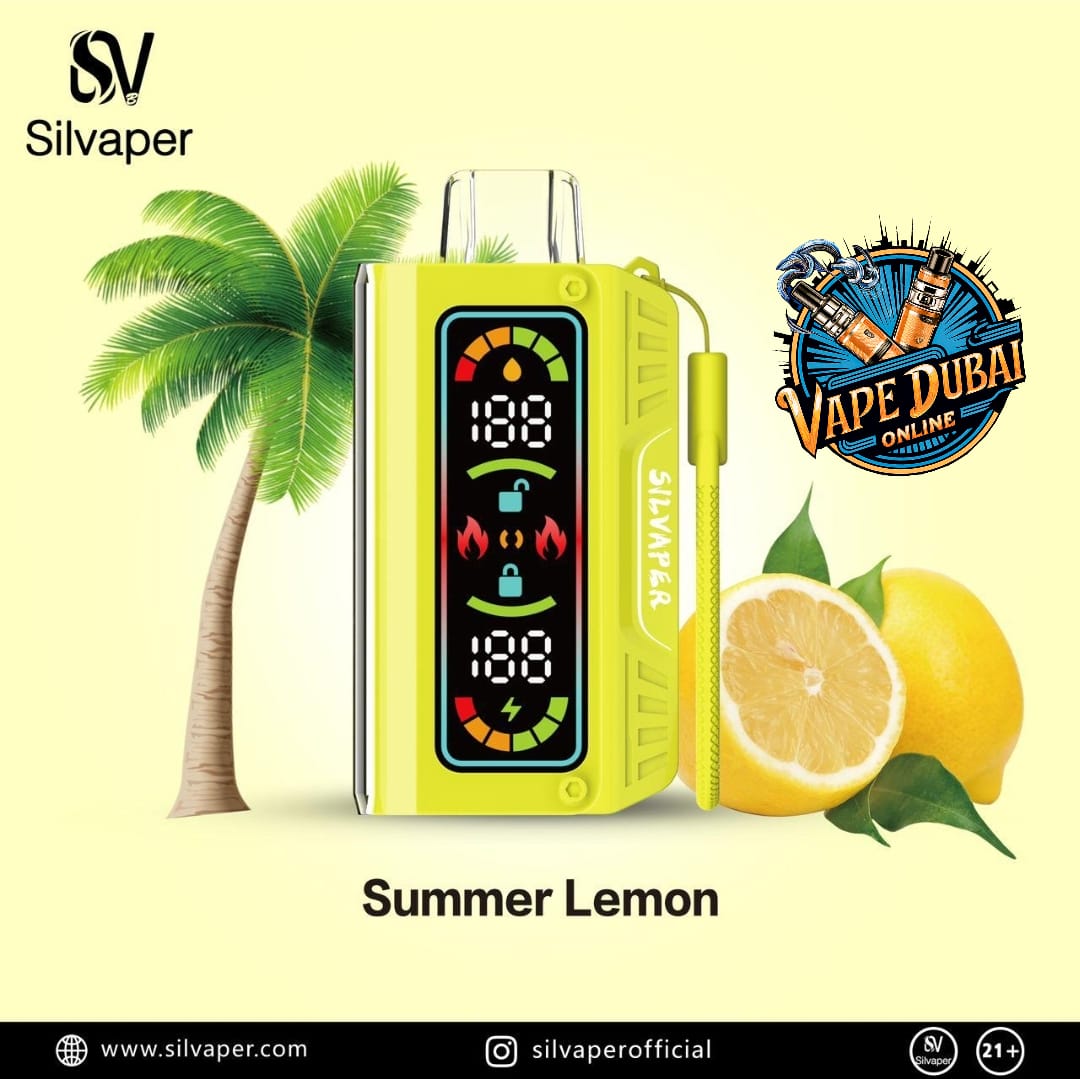 Silvaper 20000 Puffs Disposable Vape – DTL Pod with Type-C | Dubai
